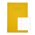 Rhino A4 Exercise Book 32 Page Yellow F8M (Pack of 100)