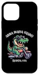 Coque pour iPhone 12 mini Anna Maria Island Floride USA Fun Alligator Cartoon Design