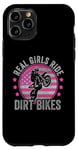 Coque pour iPhone 11 Pro De vraies filles font du vélo tout-terrain pour les amateurs de motocross