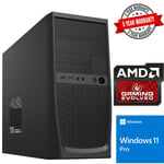 AMD Ryzen 3 Gaming PC Home Office Computer 8 Thread 16GB 1TB HDD Windows 11 E