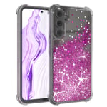 For Samsung Galaxy A54 mobile phone cover Liquid Glitter Cover Purple