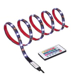 LED Light Strip 5050RGB   Lighting 5 Meter Flexible 24-Key Remote Control9014