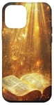 iPhone 12 mini Catholicism Open Bible Rays Spiritual Divine Case