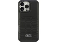 Audi Audi Synthetic Leather Magsafe Iphone 16 Pro Max 6.9" Czarny/Black Hardcase Au-Tpupcmip16pm-Gt/D3-Bk