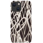 agood company iPhone 13 Skal Växtbaserat Graffiti Heart Black White