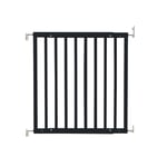 Safetots Stair Gate Wooden, Chunky, Screw Fit Gate, Black, 63.5cm - 105.5cm