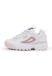 FILA Femme Disruptor CB WMN Basket, White-Mauve Chalk, 42 EU