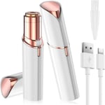 Epilateur Visage Femme,USB Rechargeable,Rasoir Femme Electrique,Doux et Indolore,Flawless Epilateur Visage pour Joues,Menton,Bras