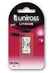 UNiROSS Lithium CR123A 3V - BL1