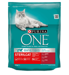 Croquettes Chat Stérilisé Purina Une Chat Croquettes Pour Chats Boeuf 800 G