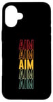 Coque pour iPhone 16 Plus Objectif arc-en-ciel