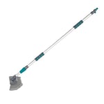 Beldray LA084040EU7 Brosse Lavage Voiture Moto ou Vélo, Brosse de Nettoyage avec Raccord Tuyau, Poignée s’étend de 90 à 175cm, Poils Souples, Valet Collection, Turquoise/Gris