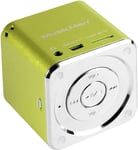 Technaxx Mini Musicman 3 W Enceintes Portables 1 Voie 3 W 150 ¿ 18000 Hz 4 ¿ 10% avec câble Vert