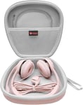 Étui Casque Compatible pour logitech h390 / H340 / H111 USB Casque Filaire Housse(Rose)