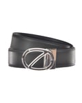 Ceinture Zegna Ceinture RÉVERSIBLE Cuir ITALIE Homme Noir ZPJ45F408B RMR Tg. 105