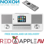 Noxon Jura White 36W CD Player, DAB+, FM & Internet Radio Music Centre