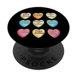 Bookish Romance Tropes Smut Reader Spicy Book Lover PopSockets PopGrip Adhésif