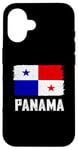 Coque pour iPhone 16 T-shirt Panama pour homme et femme Drapeau panaméen Panama