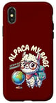 Coque pour iPhone X/XS Alpaga My Bags We're Going To Germany! Mignon allemand