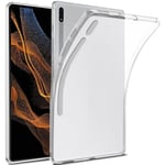 Mjukt Samsung Galaxy Tab S8 Ultra TPU-skal - Genomskinligt Transparent