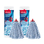 Microfibre and Cotton Refill x 2 Mop Head Replacements Vileda SuperMocio