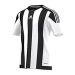 adidas Striped 15 JSY T-Shirt Homme, White/Black, FR : M (Taille Fabricant : M)