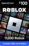 Roblox Gift Card - 11,000 Robux [Includes Exclusive Virtual Item] [Online Game Code]