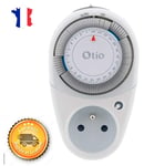 Programmateur Quotidien Blanc Prise Electrique Programmable Minuterie HoraireT10