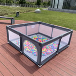 Gaorui Large Kids Baby Ball Pit - Portable Indoor Outdoor Baby Playpen Toddlers Children Safety Play Yard Fun Activities Popular Toys (Not Includes Balls)