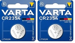 VARTA Piles Bouton CR2354, Lot de 2, Lithium Coin, 3V, Emballage sécurisé pour Les Enfants, pour Petits appareils électroniques - clés de Voiture, télécommandes, balances