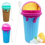 Slushy Maker Beker Ice Cream Maker Squeeze Cup Milkshake Bottle Smoothies Cup