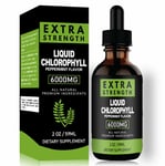 UK Chlorophyll All-Natural Extract Liquid Drops Water Soluble Mint 59ml