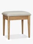 John Lewis Essence Dressing Table Stool, Oak