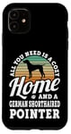 iPhone 11 Cozy Home And A German Shorthaired Pointer Dog Short Haired Case