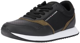 Tommy Hilfiger Baskets de Running Homme Seasonal Mix Basses, Noir (Black), 40