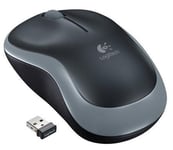 "logitech mouse m185, 1000dpi, 2.4 [ghz], optinen, 3painikkeinen, langaton, musta, 1 kpl.