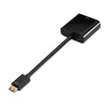 Mini HDMI til VGA-adapter Aisens A122-0127 Sort