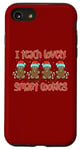 Coque pour iPhone SE (2020) / 7 / 8 Teacher Christmas - I teach smart cookies