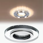 2 Tone Dual Colour Warm White Strip Ring Halo Edge GU10 LED Spot Light Ceiling