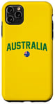 iPhone 11 Pro Max Green Yellow Australia Tshirt Down Under Team Australia Flag Case