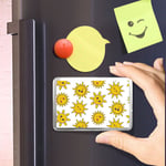 Cute Sun Faces Classic Fridge Magnet - Happy & Loving Kid's Fun Gift #12722