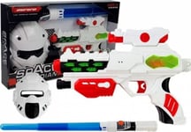 Lean Sport Cosmic Laser Gun Med Självlysande Svärd Mask