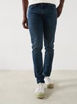 Levi's 512 Slim Tapered Fit Jeans - Cinematographic Adv - Dark Blue, Dark Blue, Size 36, Inside Leg Long, Men