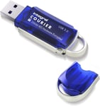 Clé USB 16go Courier-197 256-Bits 3.0 Clé USB Mémoire Flash Drive cryptée ¿ Certifiée FIPS 197, protection des attaques de mot de passe force brute & rapidité de transfert Super USB 3.0