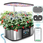 LETPOT LPH-Max 21 Pods Hydroponics Growing System, [2 Large pods Tray & Automatic lirigation] Smart Hydroponics Growing System Indoor Garden, APP & WiFi Controlled Self-Managed Nurturing & Watering