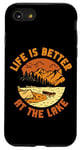 iPhone SE (2020) / 7 / 8 Rowing Row Boat Retro Vintage Life Is Better At The Lake Case