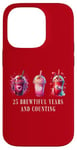 Coque pour iPhone 14 Pro 25 ans de travail anniversaire de travail Frappe drôle 25e année