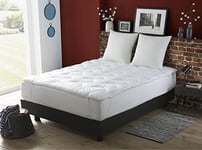 DODO | Surmatelas 140x190 | pour lit 2 Personnes | Ultra Confort et Micro - Respirant | Surconfort Reflex | Fabriqué en France | Lavable en Machine à 40°c