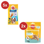 PEDIGREE BIEN-ETRE moyen chien 2 Aliments complémentaires Immunité +35 Dentastix