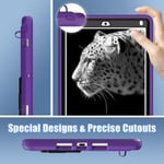 Kickstand tablet-kotelo iPadille 9,7 tuumaa (2017/2018)/iPad Air 2/iPad Pro 9,7 tuumaa (2016) Leopard Style